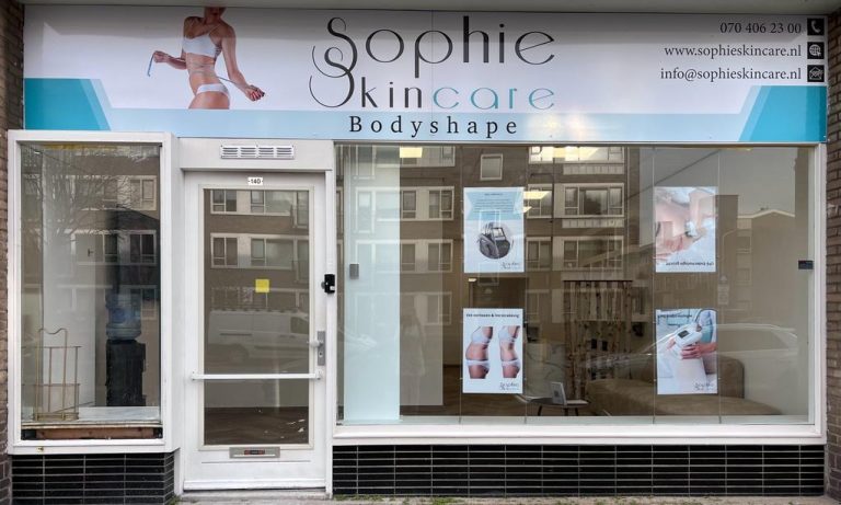 De gevel van Sophie Skincare Bodyshape aan de Bruijnings Ingenhoeslaan 140 in Voorburg