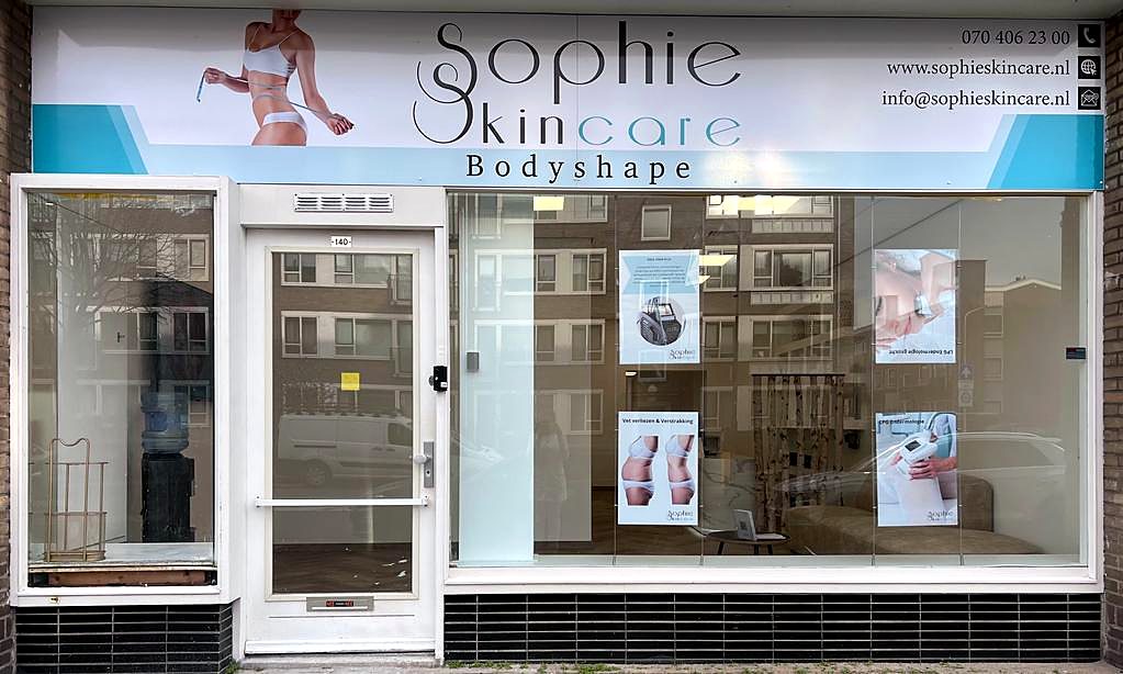 Gevel van Sophie Skincare Bodyshape aan de Bruijnings Ingenhoeslaan 140 in Voorburg